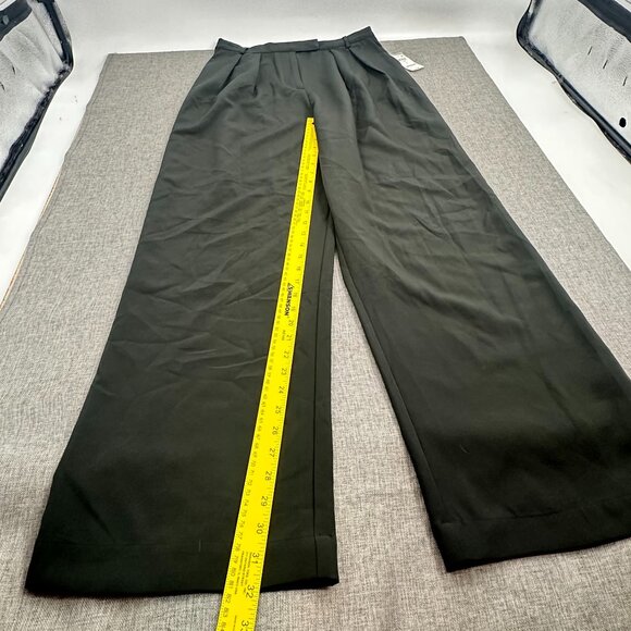 NEW! And NOW THIS Women High Rise Pants‎ Wide Leg Black $49 Trendy Large - Picture 7 of 12